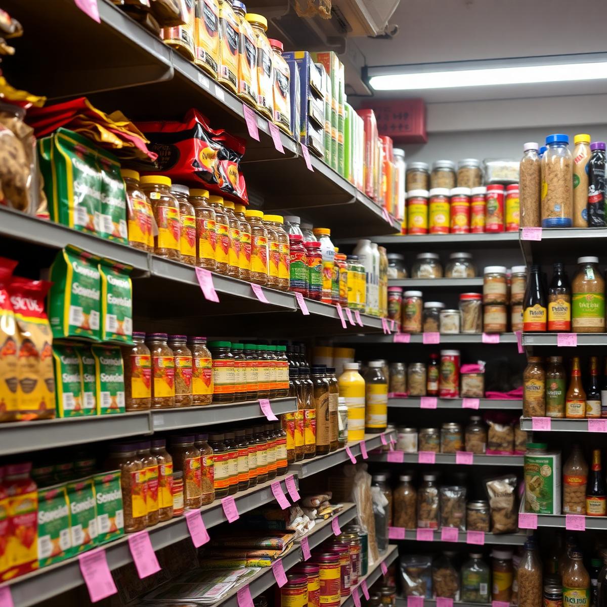 Grace Tropical shelves